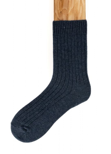 Connemara Merino Wool Socks navy